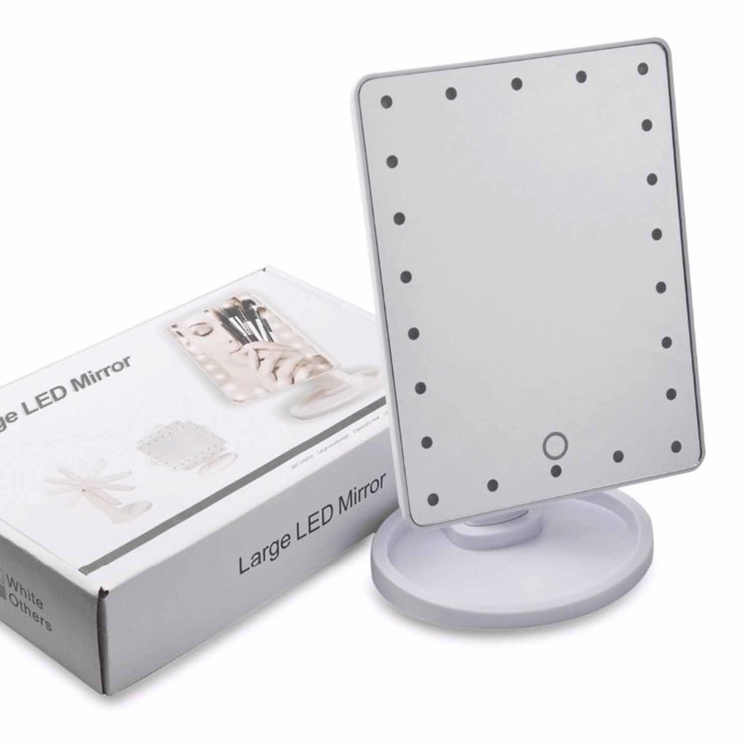 ▷ Chollo Espejo de maquillaje con luz LED por sólo 9,63€ con envío incluido  (-68%)